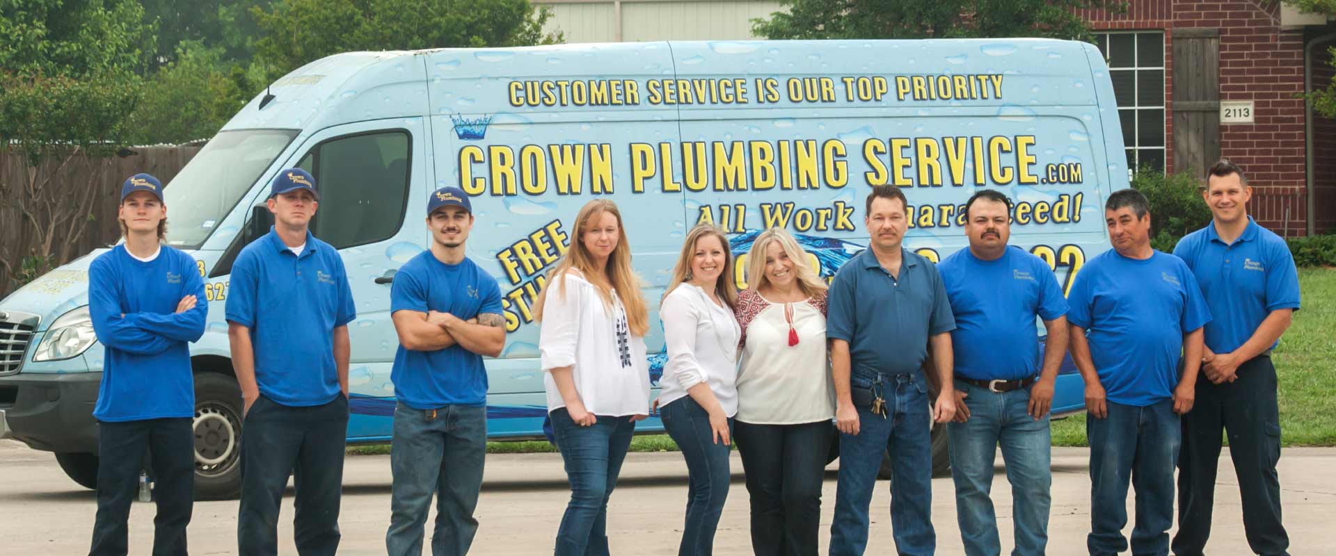 Crown Plumbing Service, Serving Prosper, Frisco and Mckinney, Texas