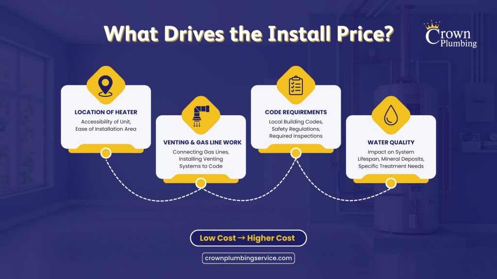 tankless water heater installation